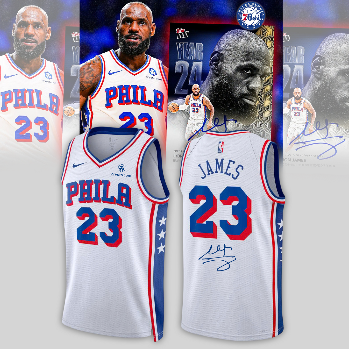,,LeBron James Philadelphia 76ers Limited Edition Signature – Jersey