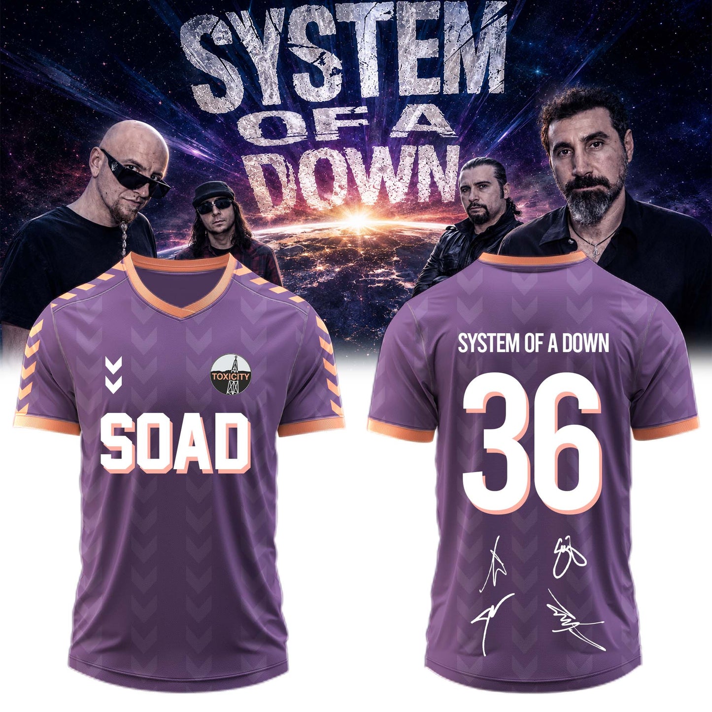 .System of a Down “Europe / UK Stadium Tour 2026” Signature Limited Edition - Jersey