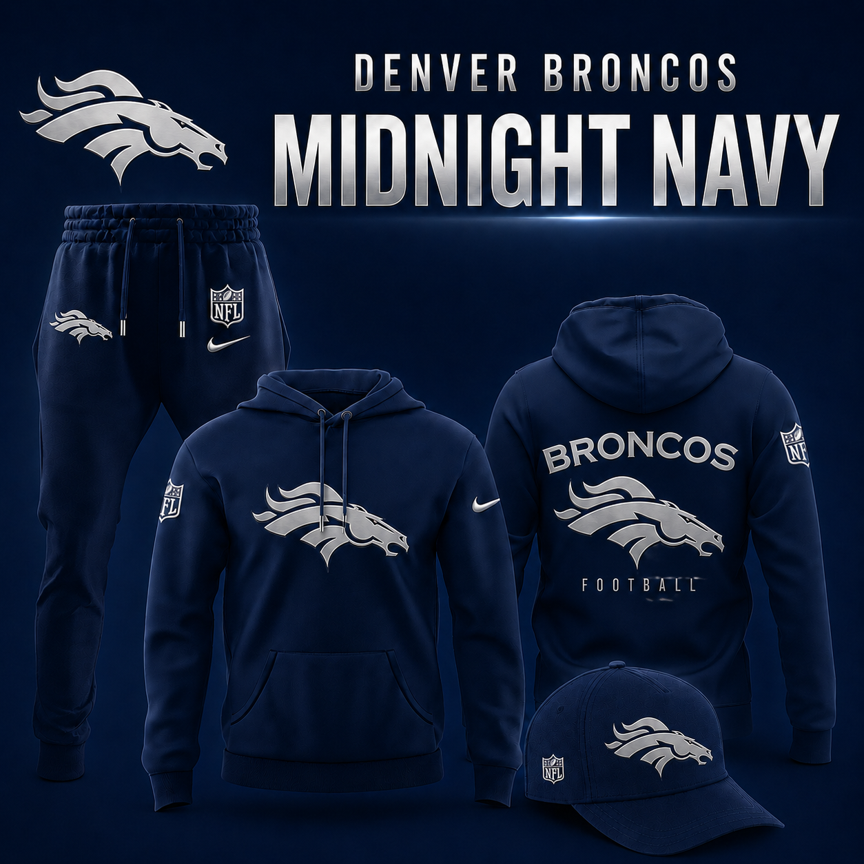 2026 Denver Broncos - Midnight Navy Limited Edition