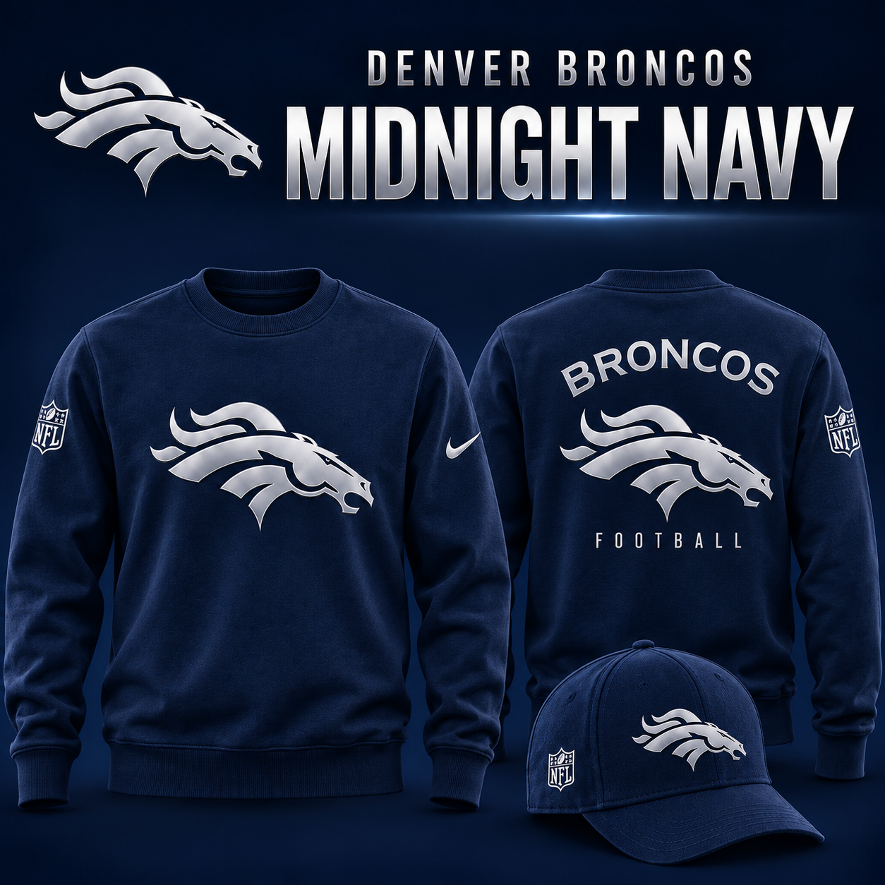 2026 Denver Broncos - Midnight Navy Limited Edition