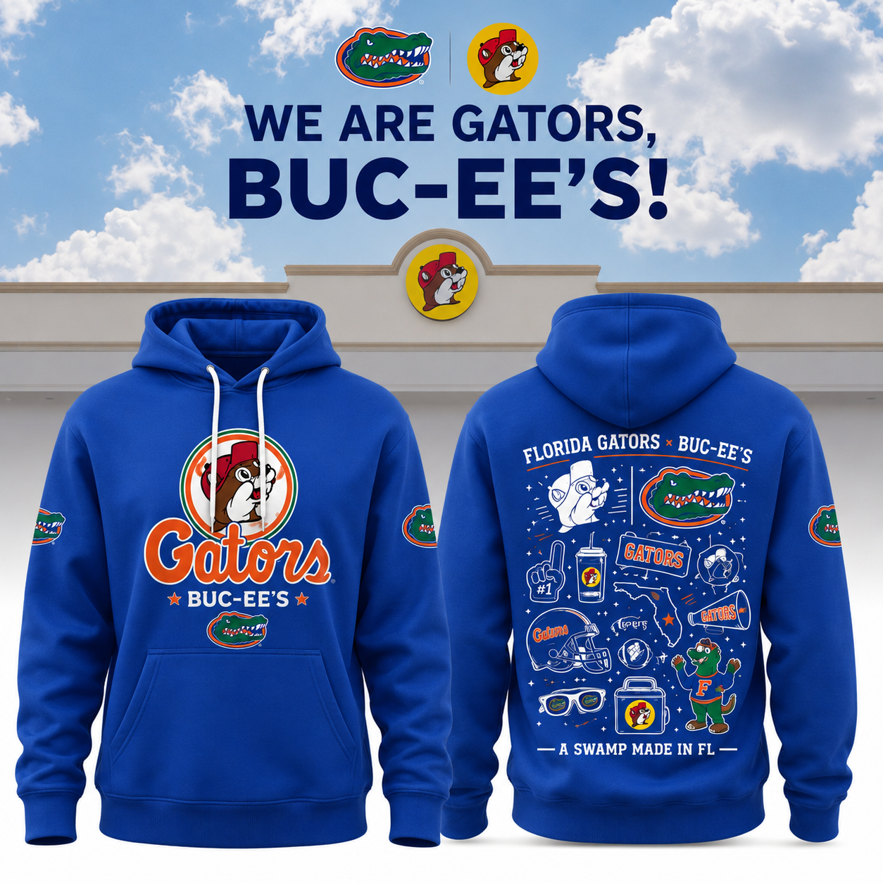 Florida Gators × Buc-ee’s WE ARE GATORS Hoodie