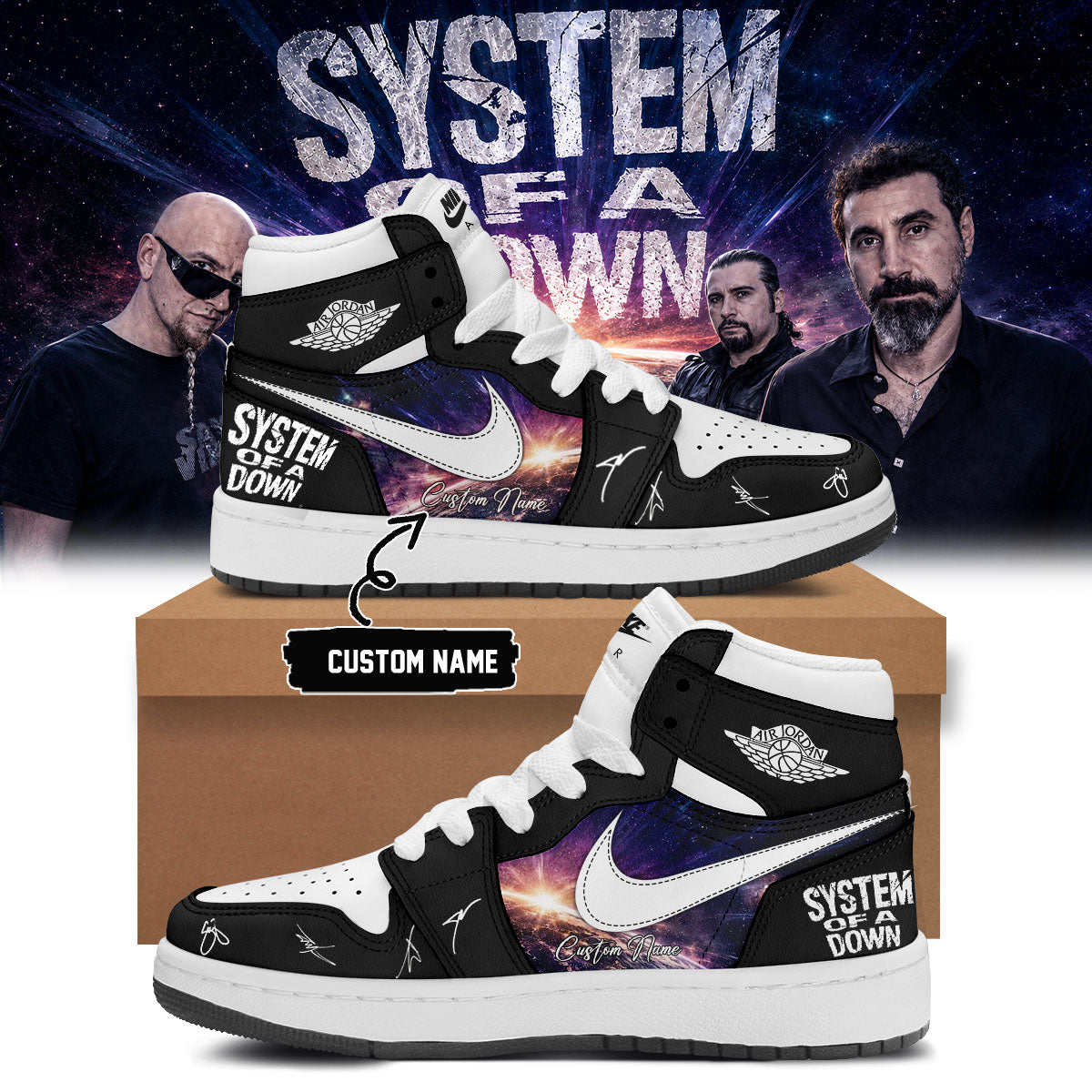 System of a Down "Europe / UK Stadium Tour 2026" Signature Limited Edition - Shoes 4