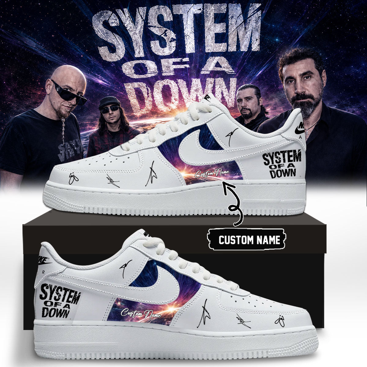 System of a Down "Europe / UK Stadium Tour 2026" Signature Limited Edition - Shoes 5