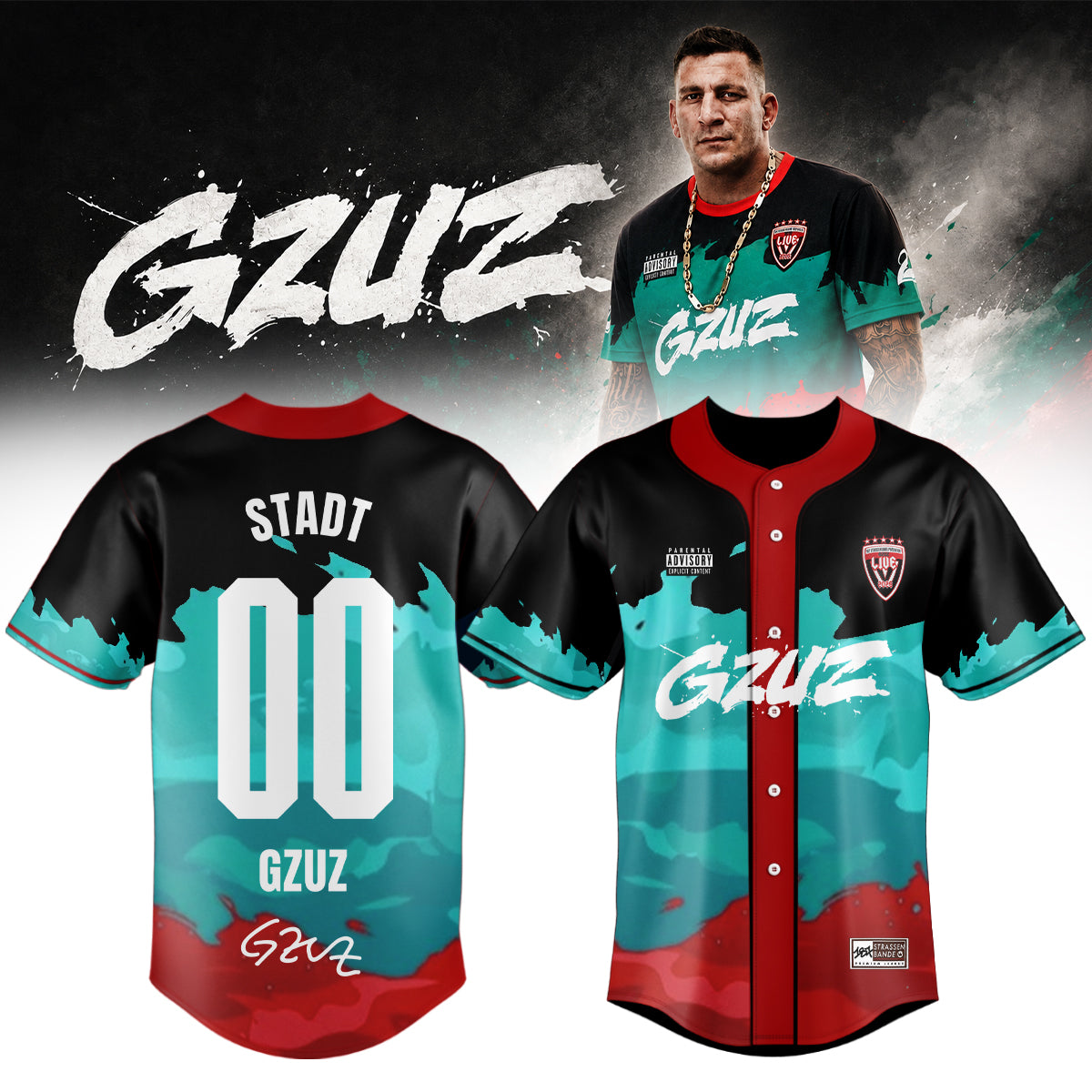 __GZUZ “Live Europe 2026” Signature Limited Edition – Jersey (Custom Name & Number)