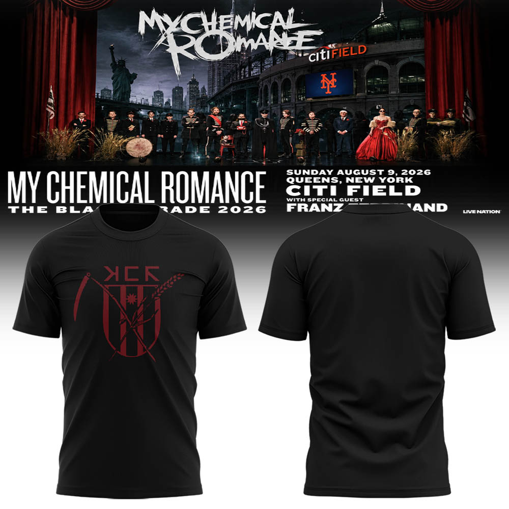 Limited Edition MCR Long Live The Black Parade Tour US 2026 Tshirt