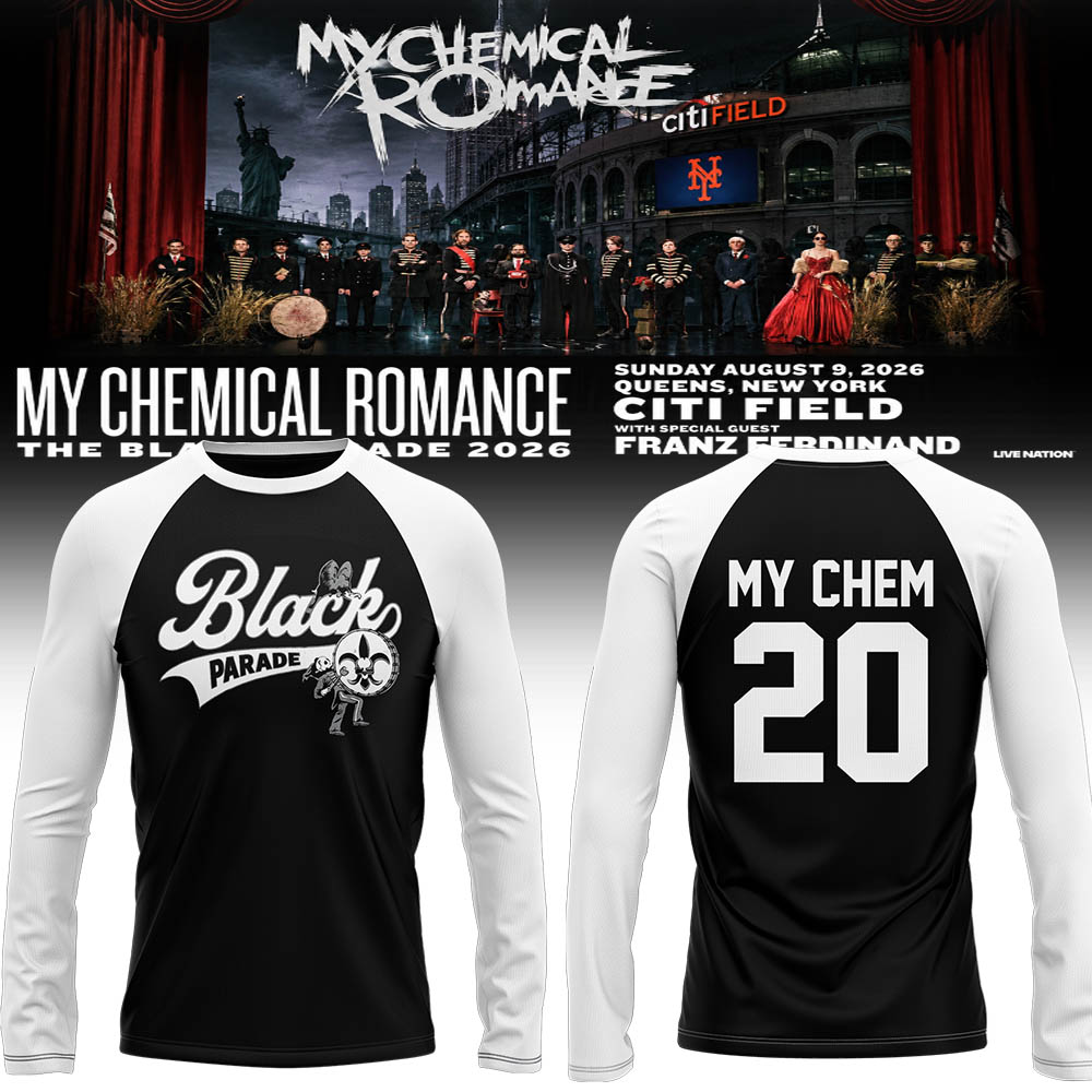 Limited Edition MCR Long Live The Black Parade Tour US 2026 Long shirt