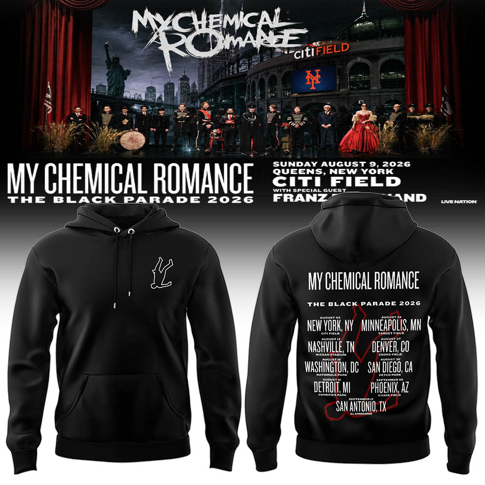 Limited Edition MCR Long Live The Black Parade Tour US 2026 Hoodie