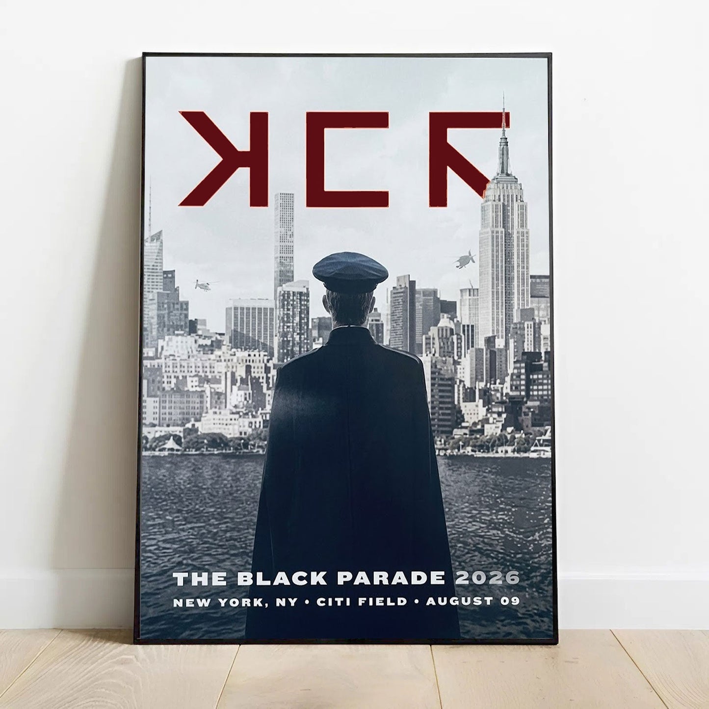 Limited Edition MCR Long Live The Black Parade Tour 2026 New York Poster