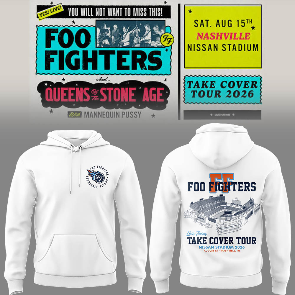 FF 🎸🎤 "Take Cover Tour 2026" in Nashville,TN Hoodie-LL260816011