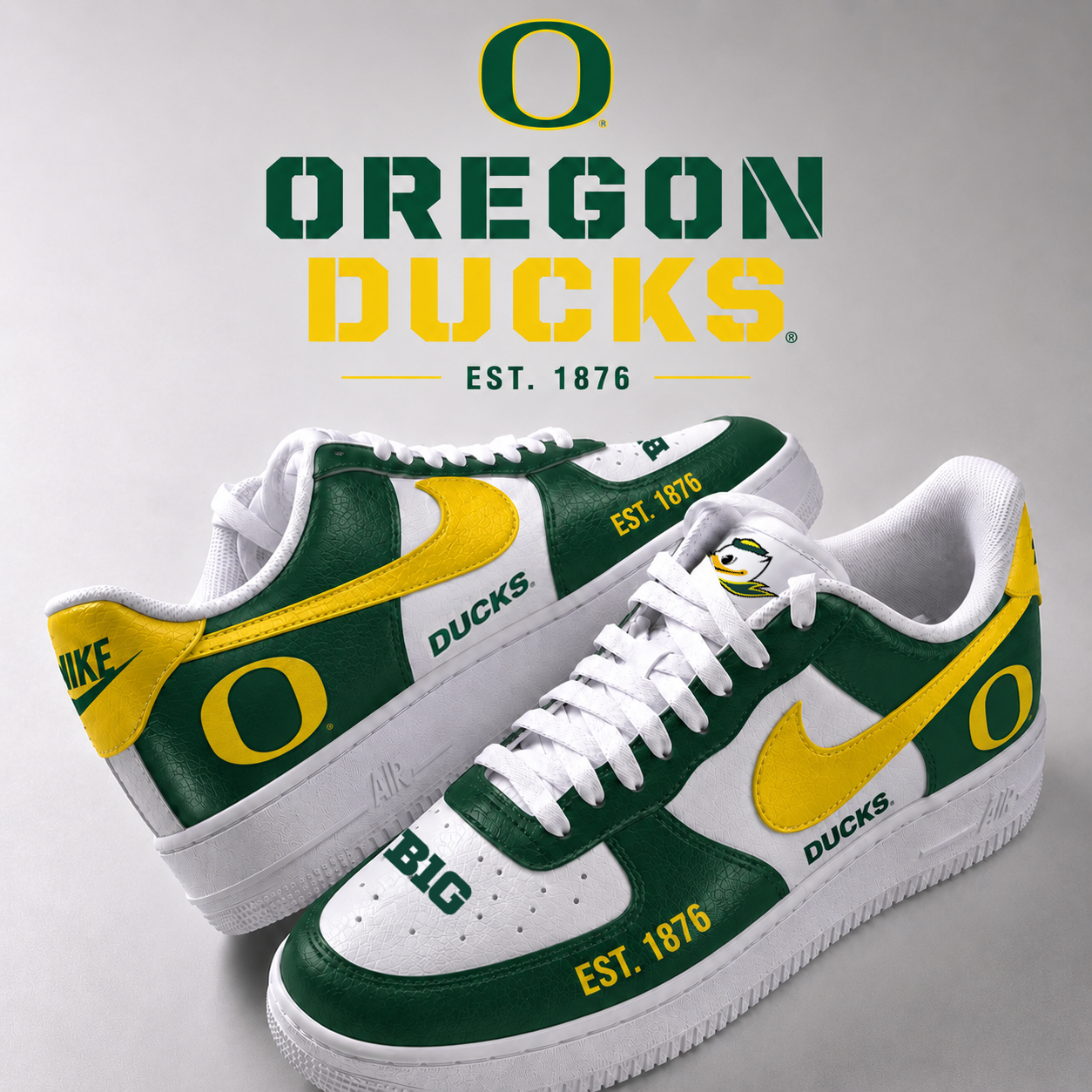 Oregon Ducks - New AF1 Sneakers
