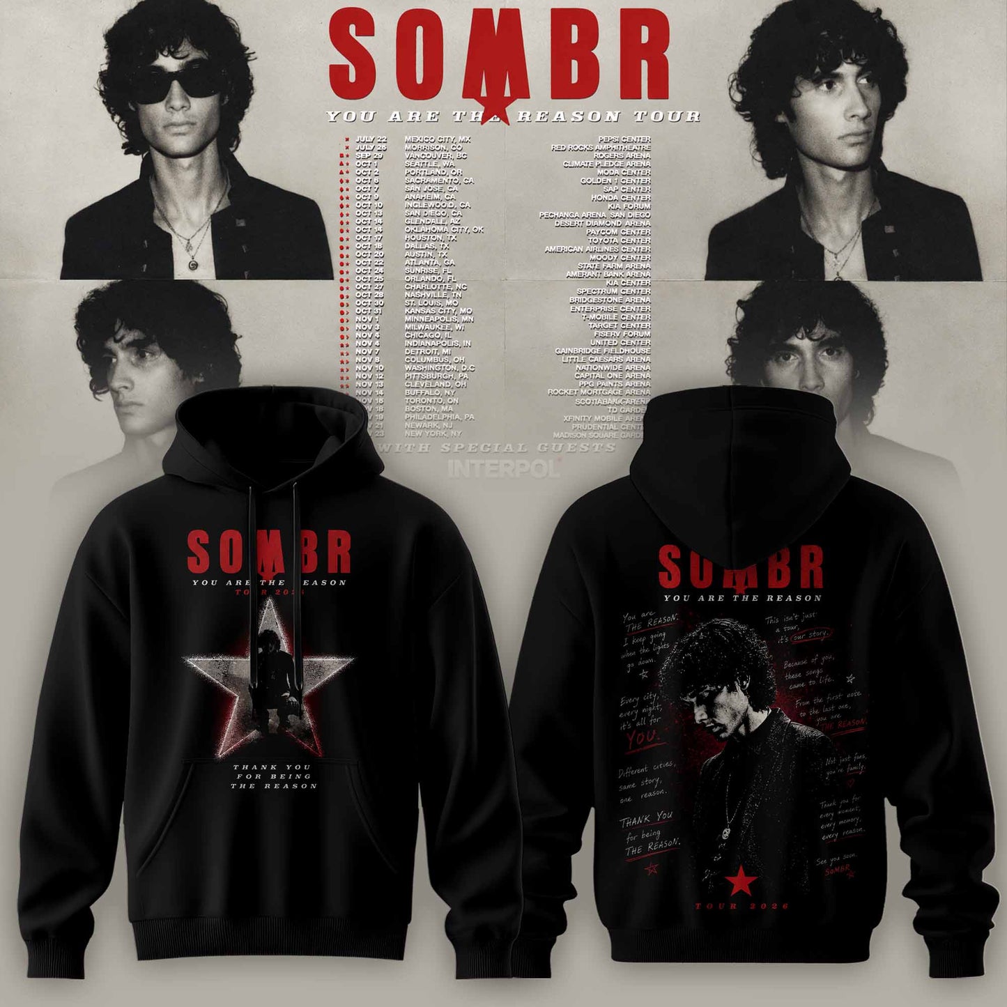 You Are The Reason Tour Premium 3D Hoodie - Style 4