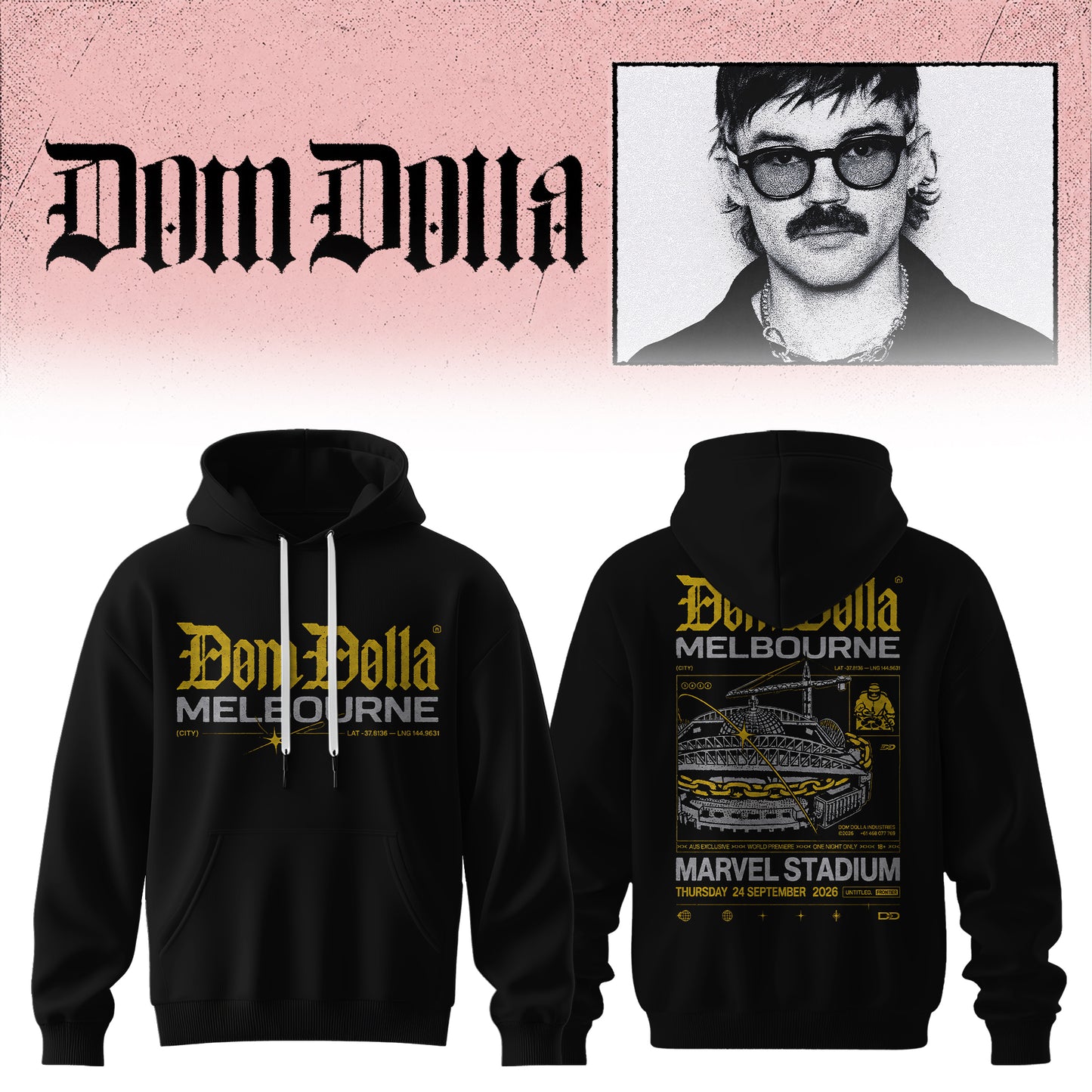DOM DOLLA TOUR COLLECTION HOODIE