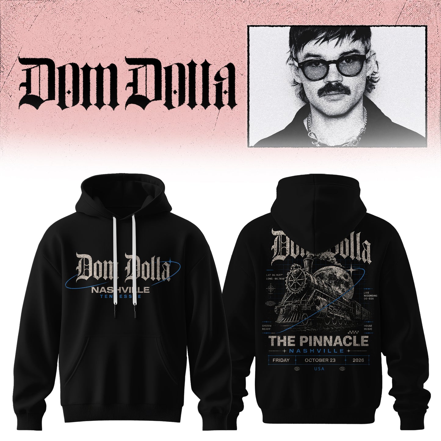 DOM DOLLA TOUR COLLECTION HOODIE