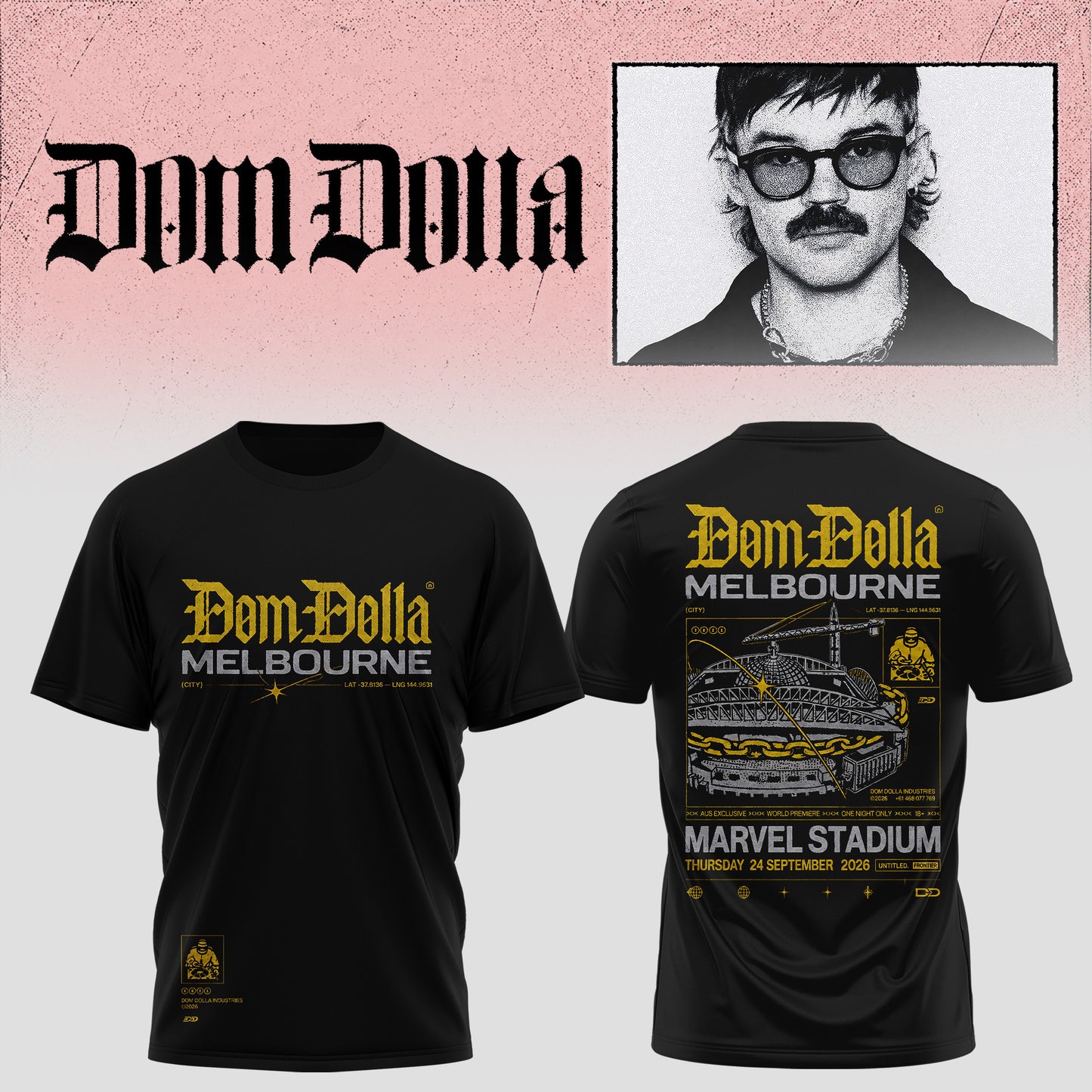 DOM DOLLA TOUR COLLECTION TEE