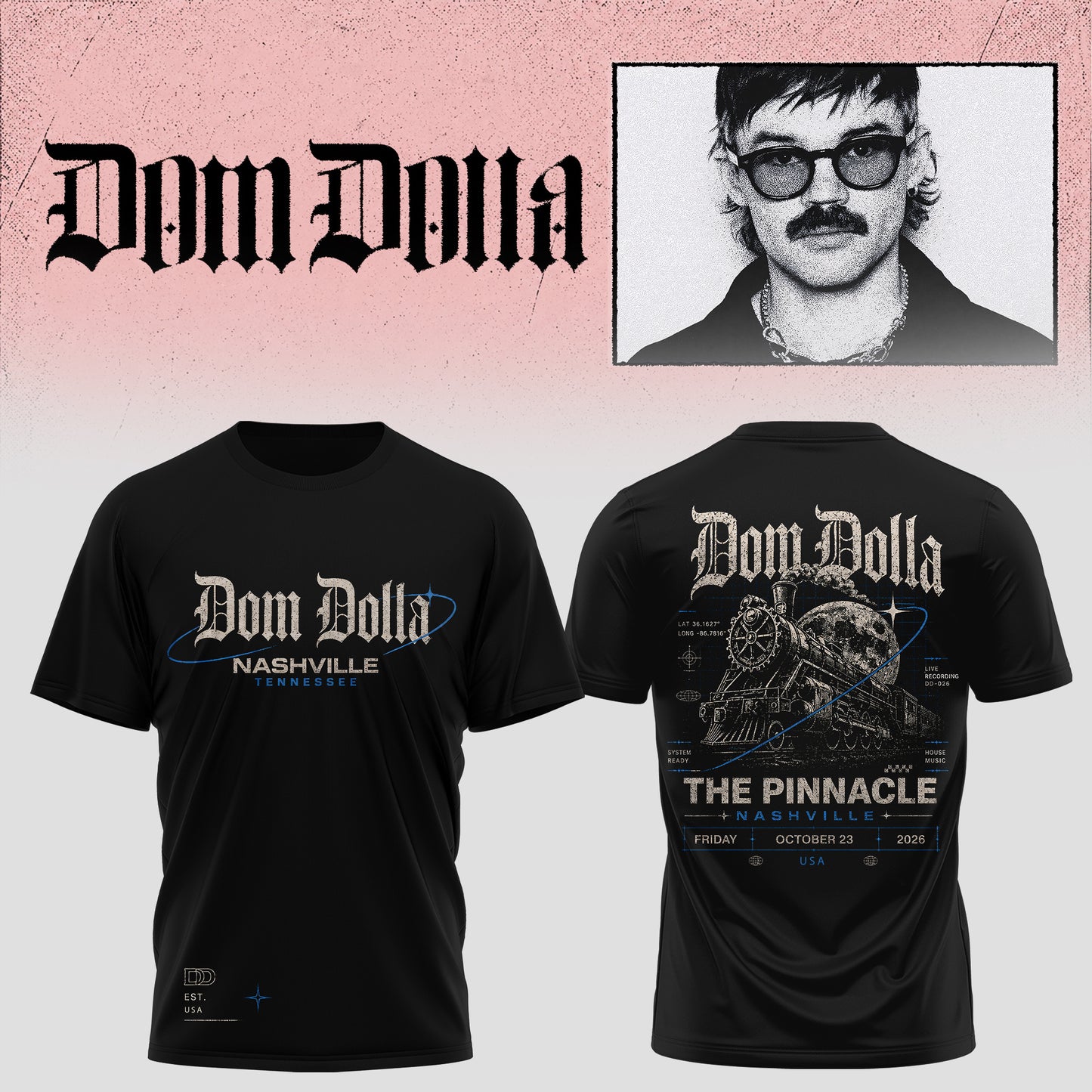 DOM DOLLA TOUR COLLECTION TEE