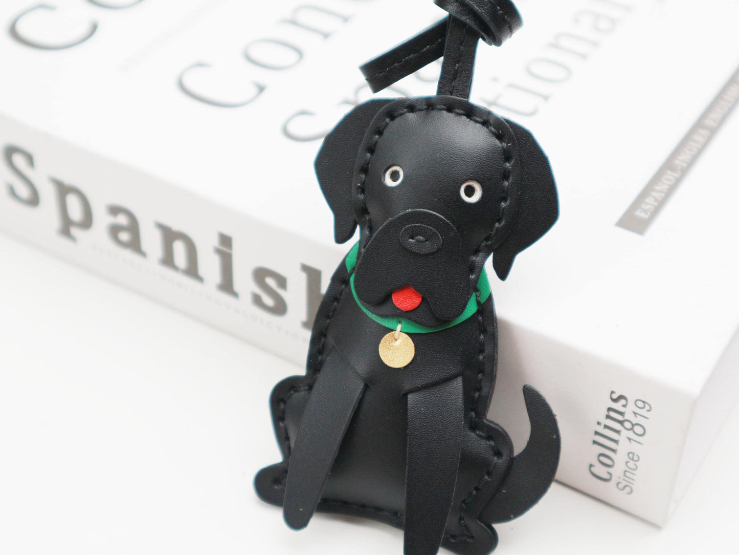 Personalized custom pets dog,Leather Bag Charm,Labrador Retriever Leather Charm,Handbag and Purse Charm,dog Keychain,pets birthday Gift