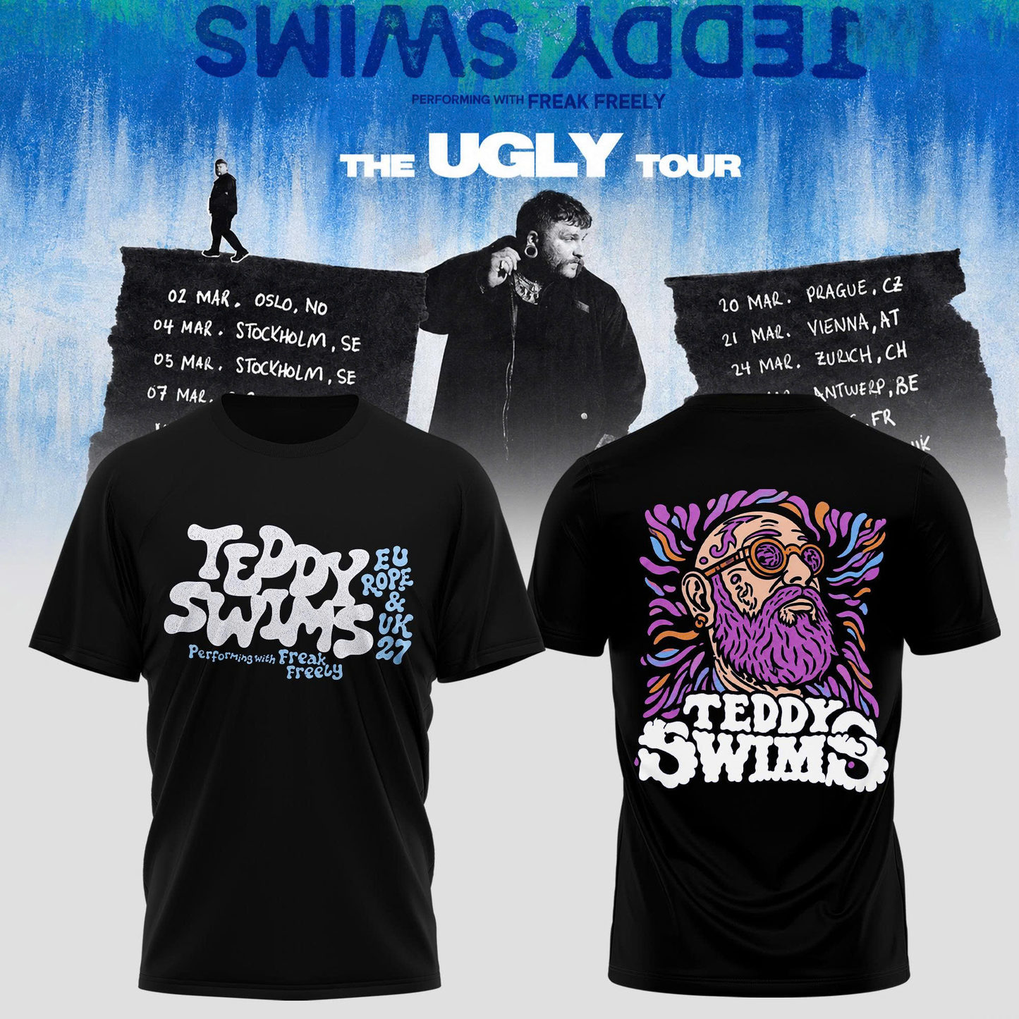 .The Ugly Tour Europe & UK '27 T-Shirt