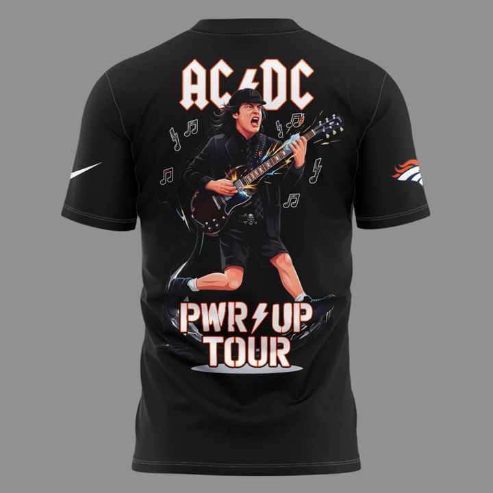 AC/DC x Denver Broncos - Power Up Tour 2026 T-Shirt