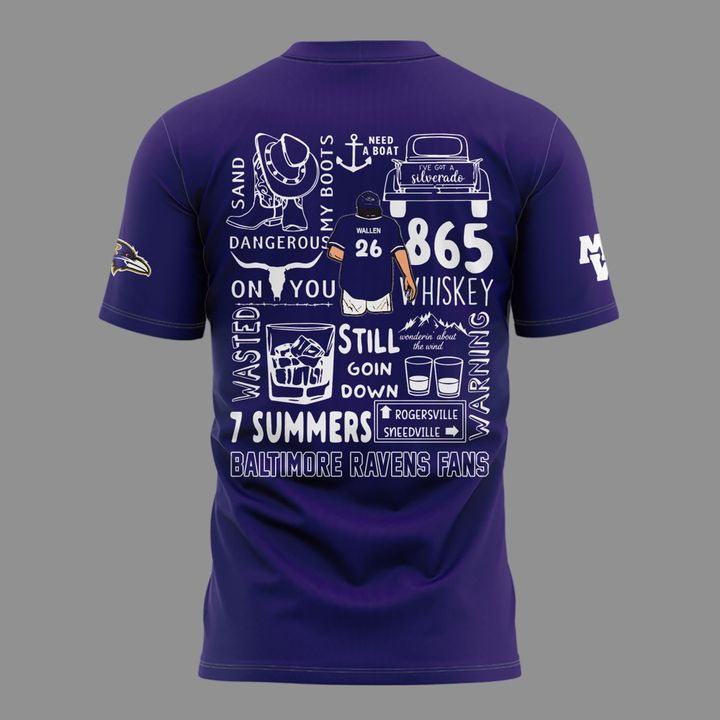 002. New Shirt Baltimore Ravens x MW - Still The Problem Tour 2026 T-Shirt