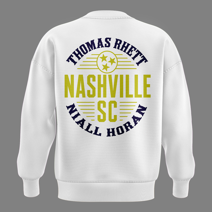 Exclusive Version Thomas Rhett x Niall Horan Nashville SC White Sweat 2026