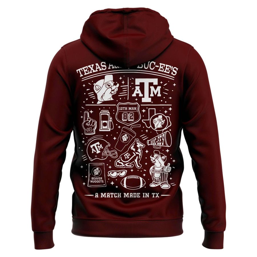Limited edition Texas A&M and Buc-ee's Hoodie