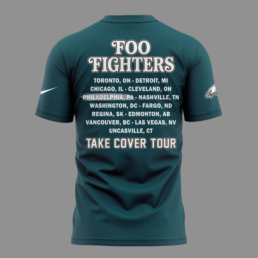 Newest Shirt Foo Fighters x Philadelphia Eagles - Take Cover Tour 2026 T-Shirt