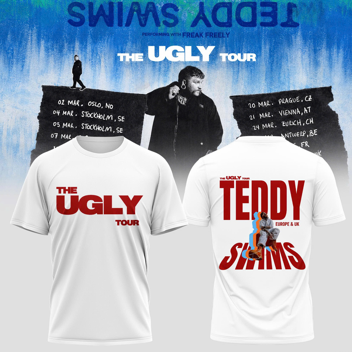 .The Ugly Tour Europe & UK '27 T-Shirt