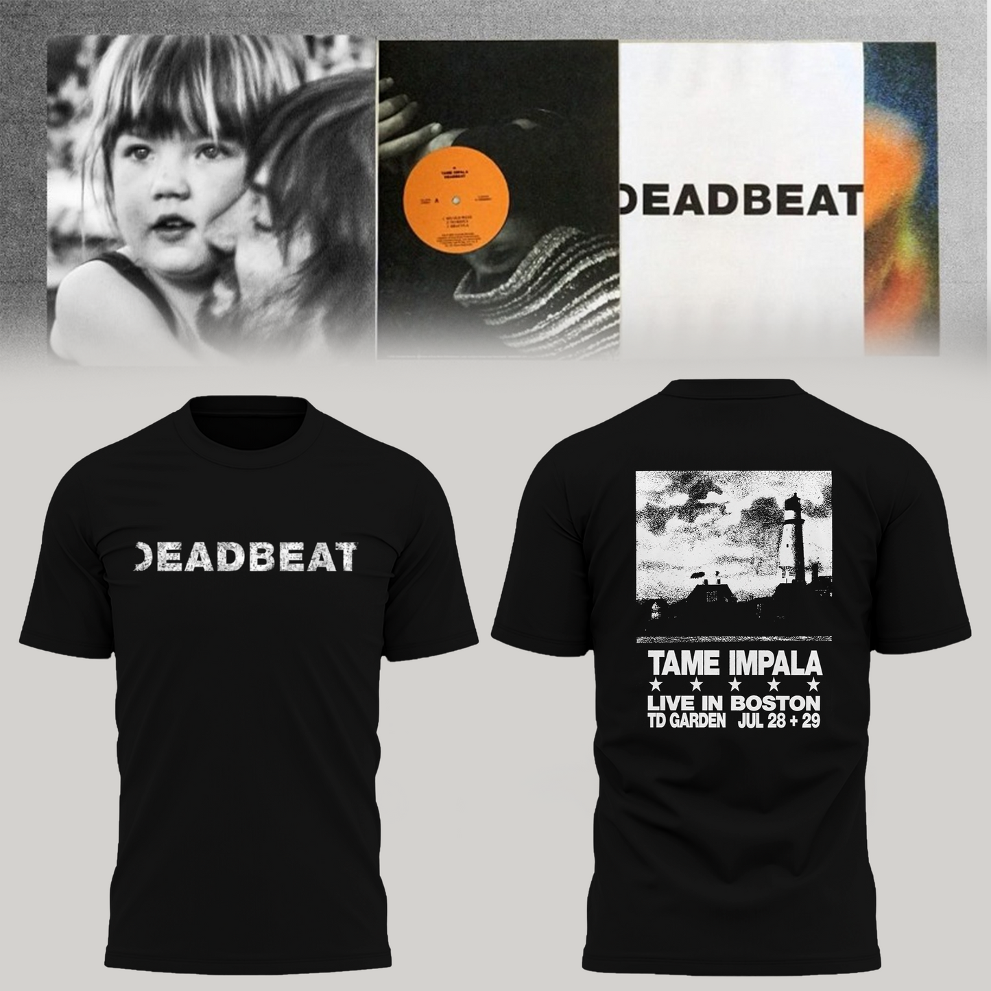 Tame Impala Deadbeat Tour AT TD Garden, Boston, MA Tshirt