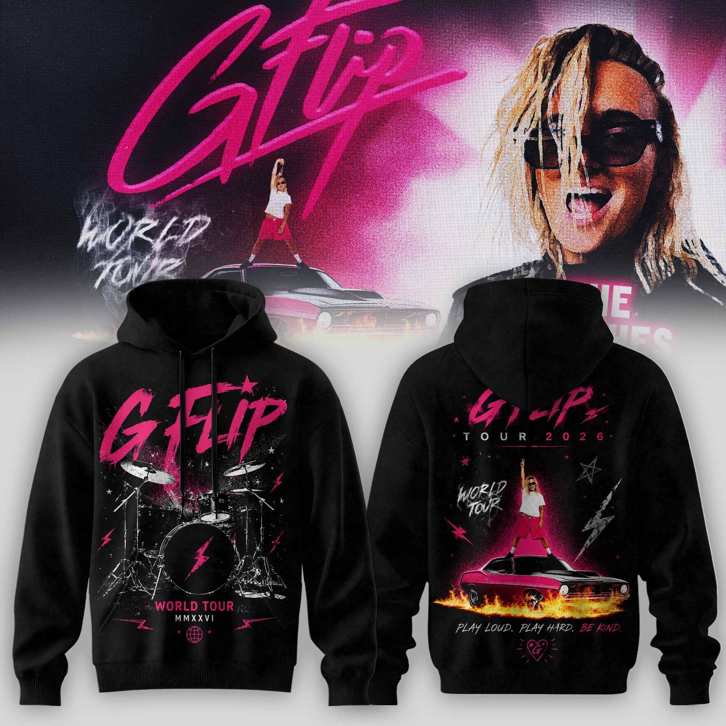 World Tour 2026 Premium 3D Hoodie - Style 3