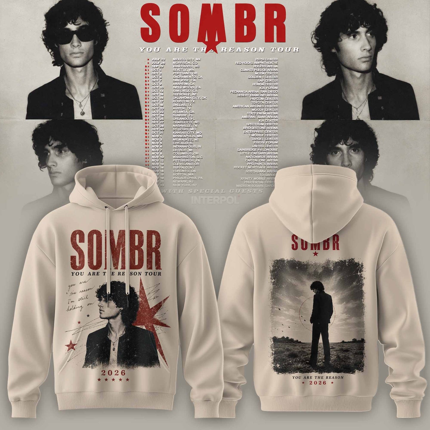 You Are The Reason Tour Premium 3D Hoodie - Style 3