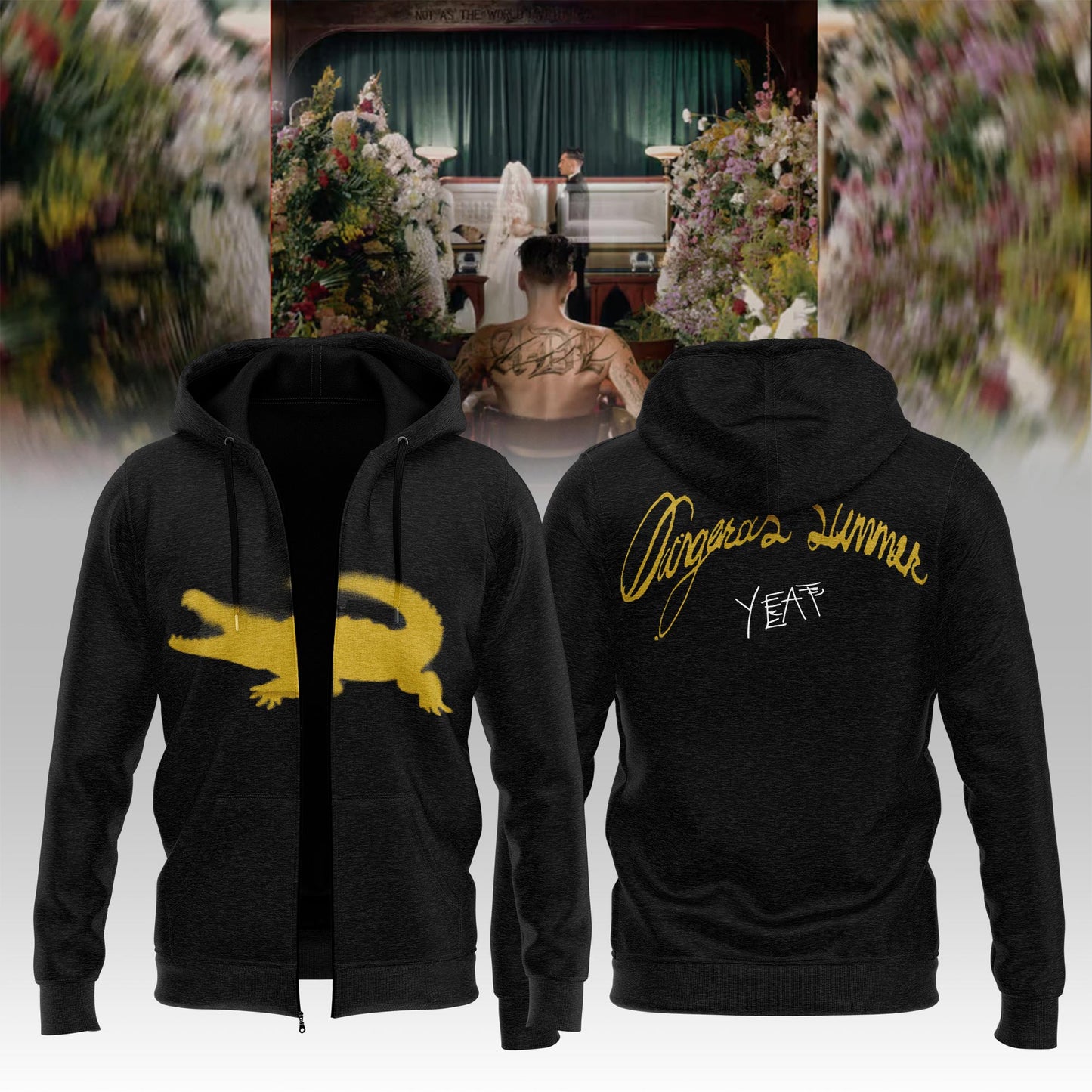 .YEAT LOVE/LYFE Tour Signed Zip Hoodie