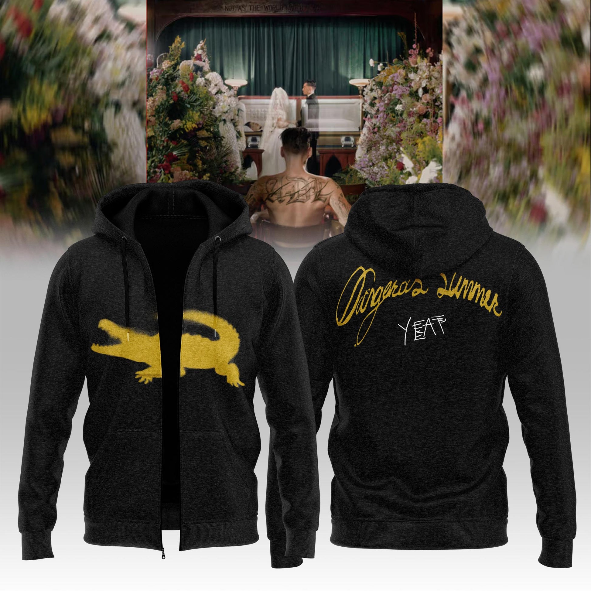 .YEAT LOVE/LYFE Tour Signed Zip Hoodie