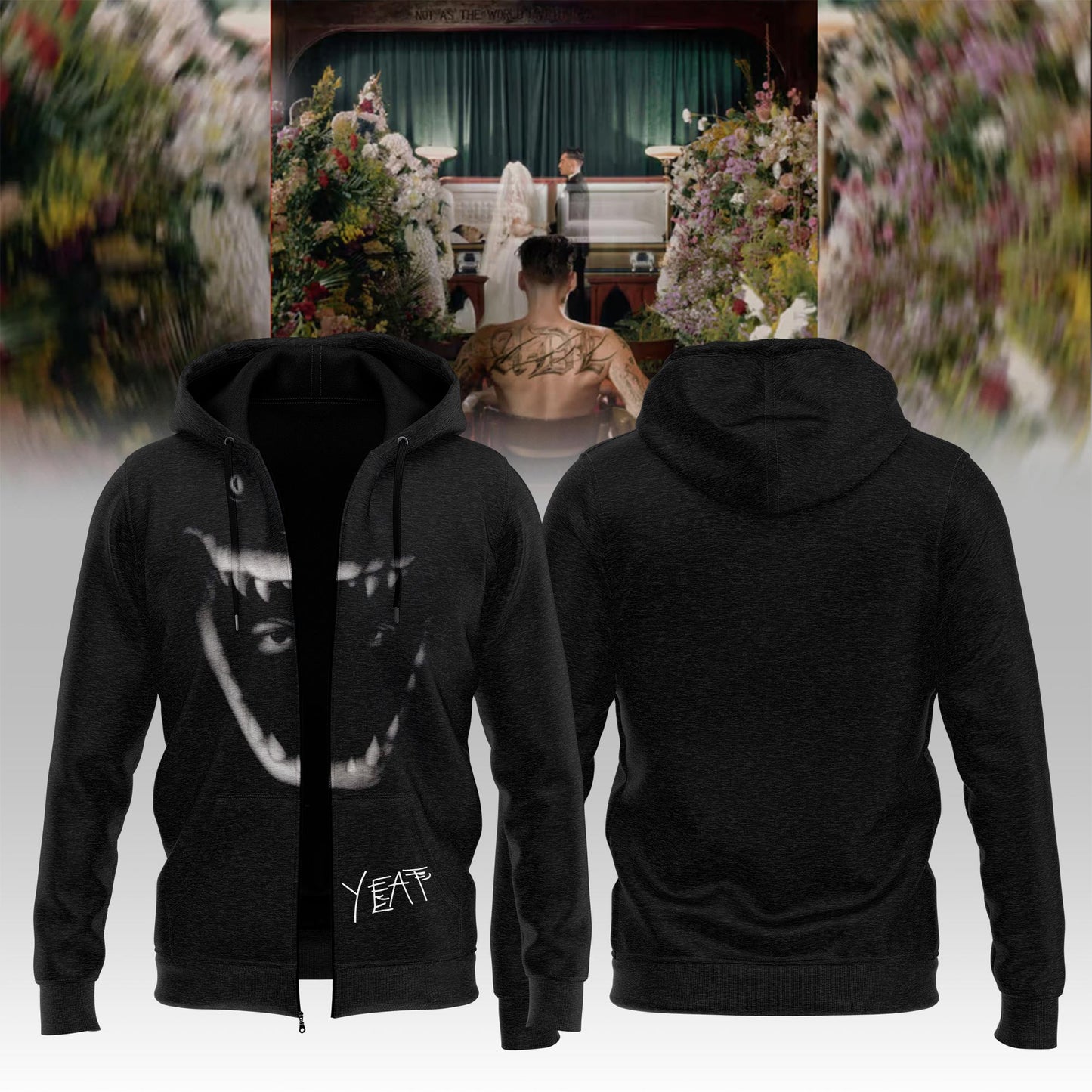 .YEAT LOVE/LYFE Tour Signed Zip Hoodie