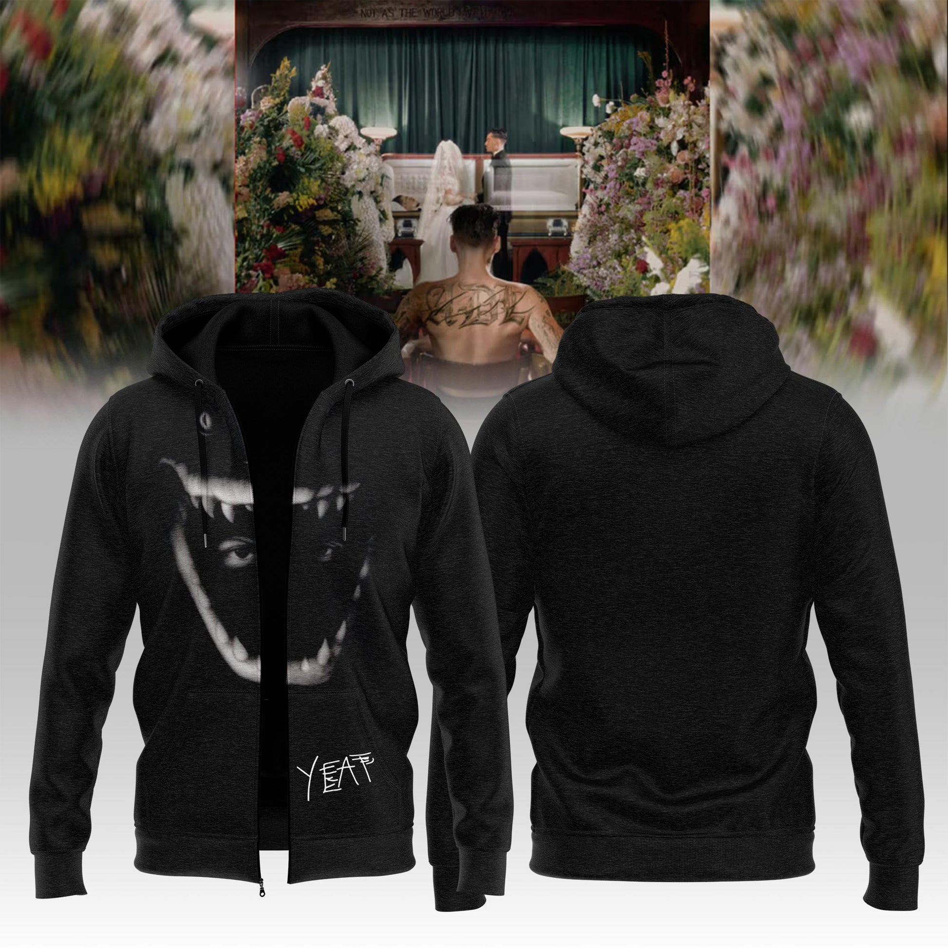 .YEAT LOVE/LYFE Tour Signed Zip Hoodie