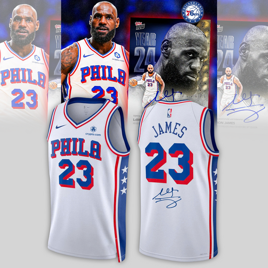 ,,LeBron James Philadelphia 76ers Limited Edition Signature – Jersey