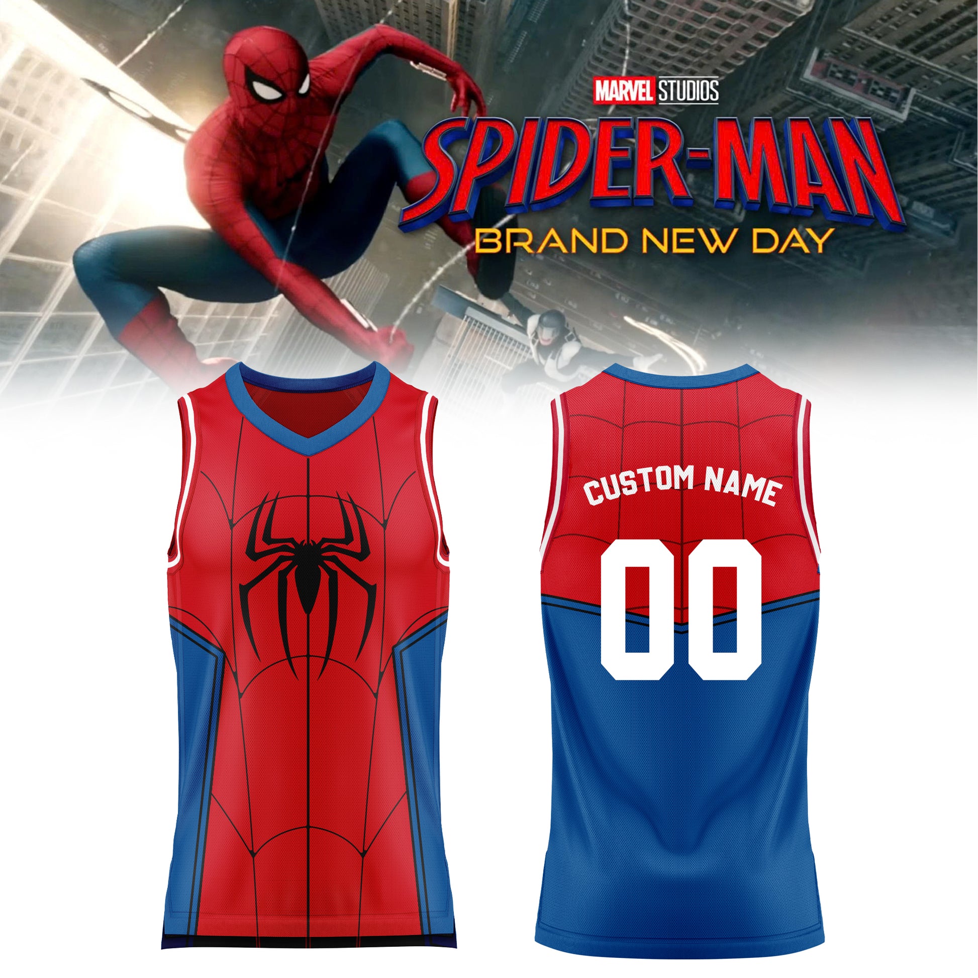 SPIDER-MAN: BRAND NEW DAY Cusstomize Basketball Jersey