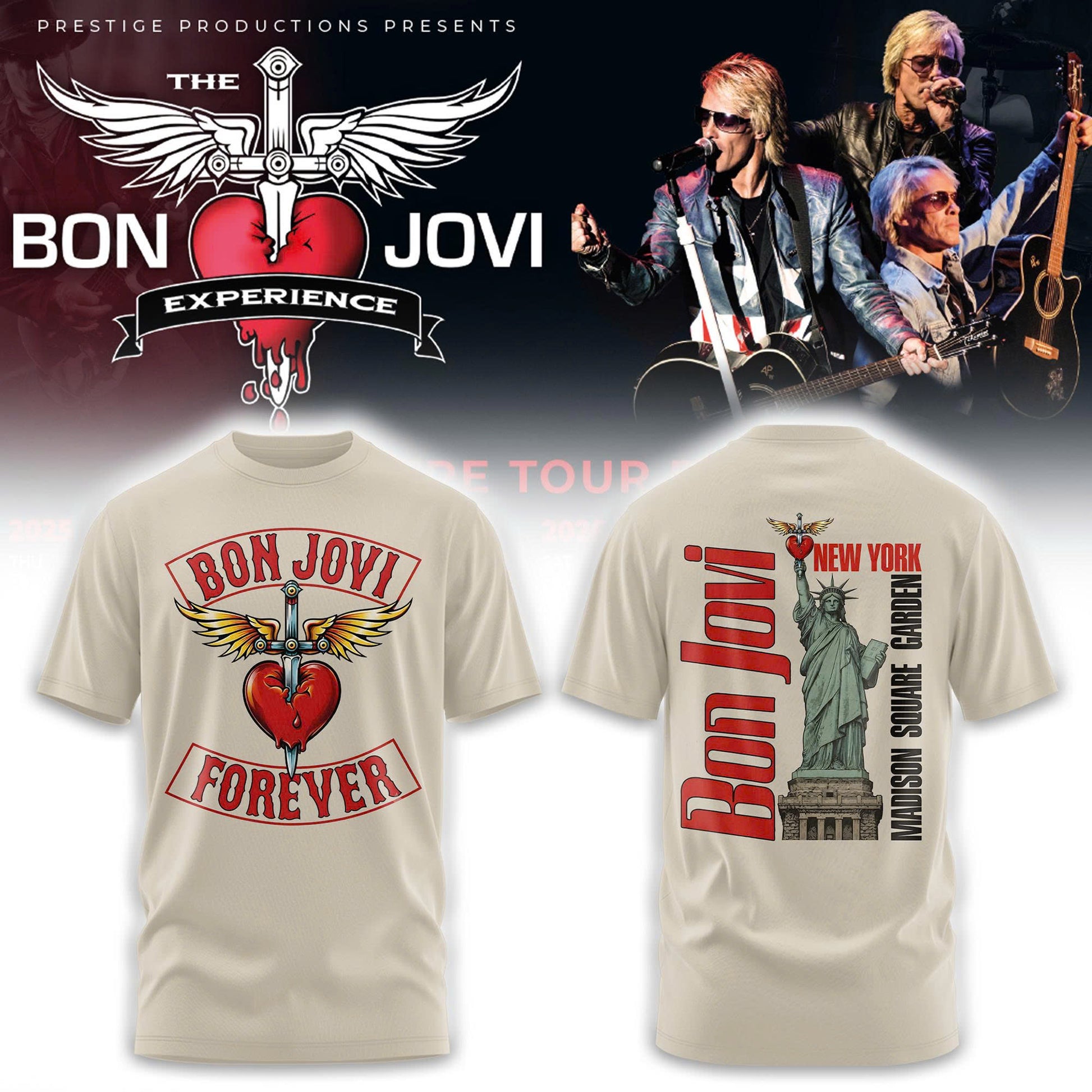 Bon Jovi Forever Tour '26 Tshirt v4