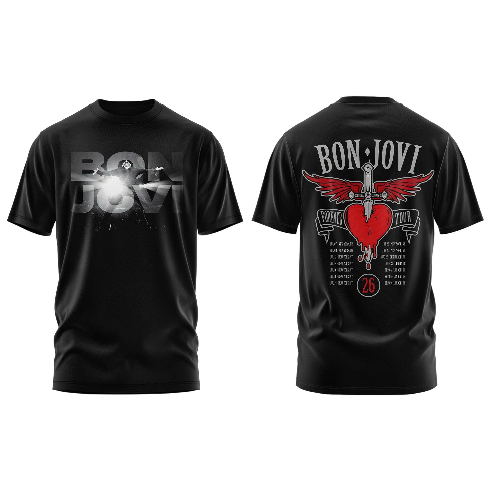 Bon Jovi Forever Tour '26 Tshirt v2