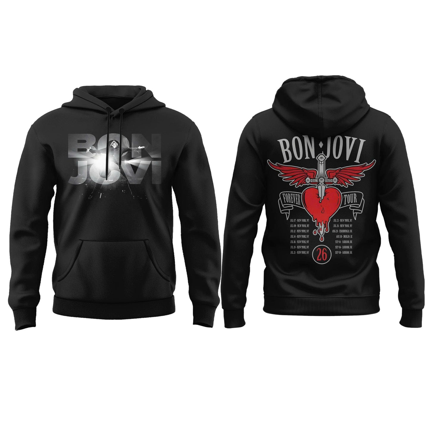 PBon Jovi Forever Tour ’26 Hoodie v2