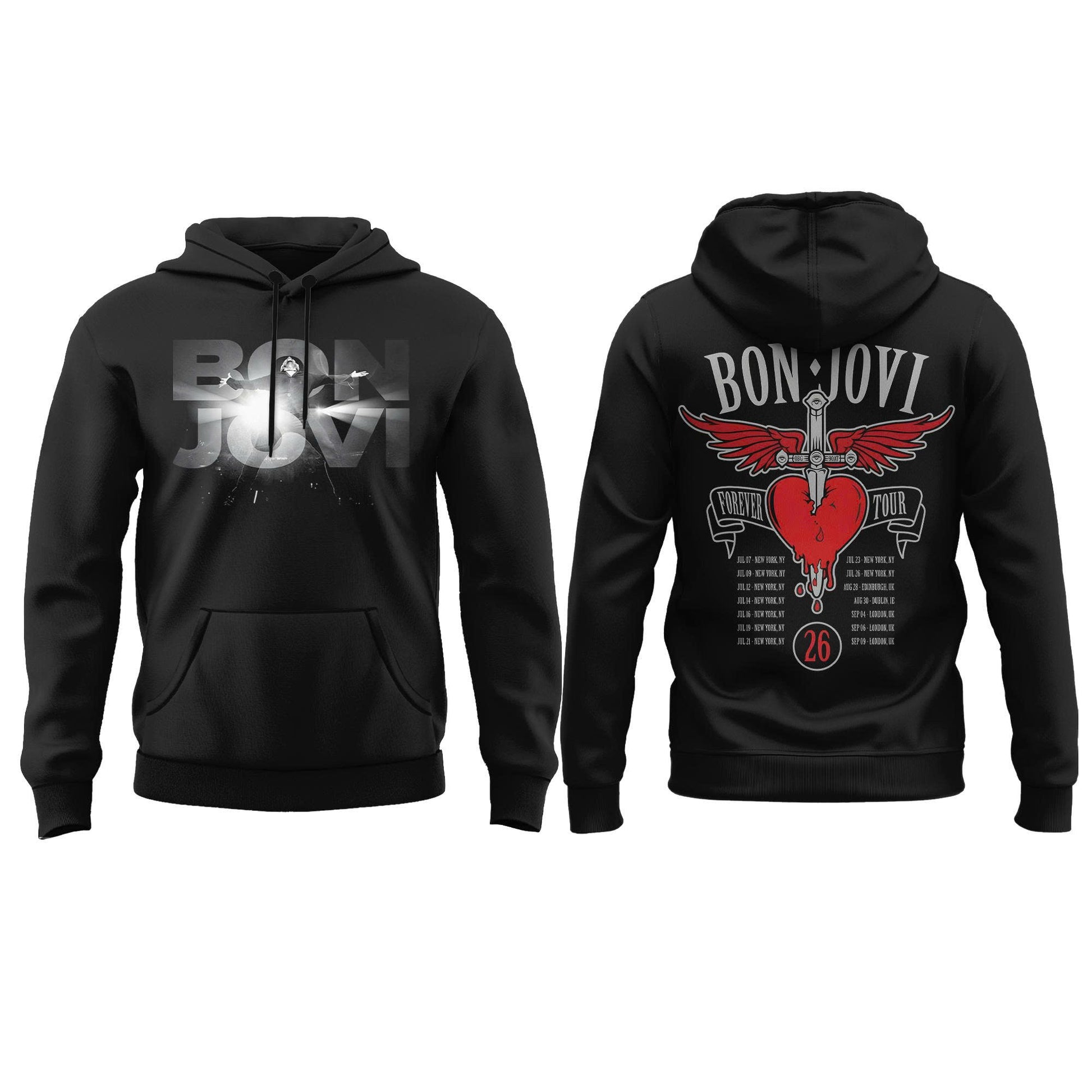 PBon Jovi Forever Tour ’26 Hoodie v2