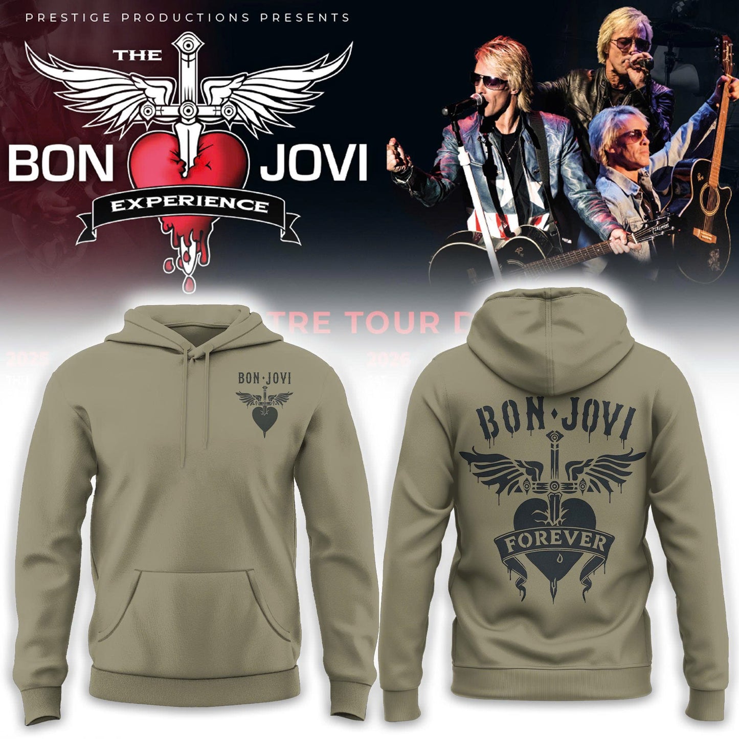 Bon Jovi Forever Tour ’26 Hoodie