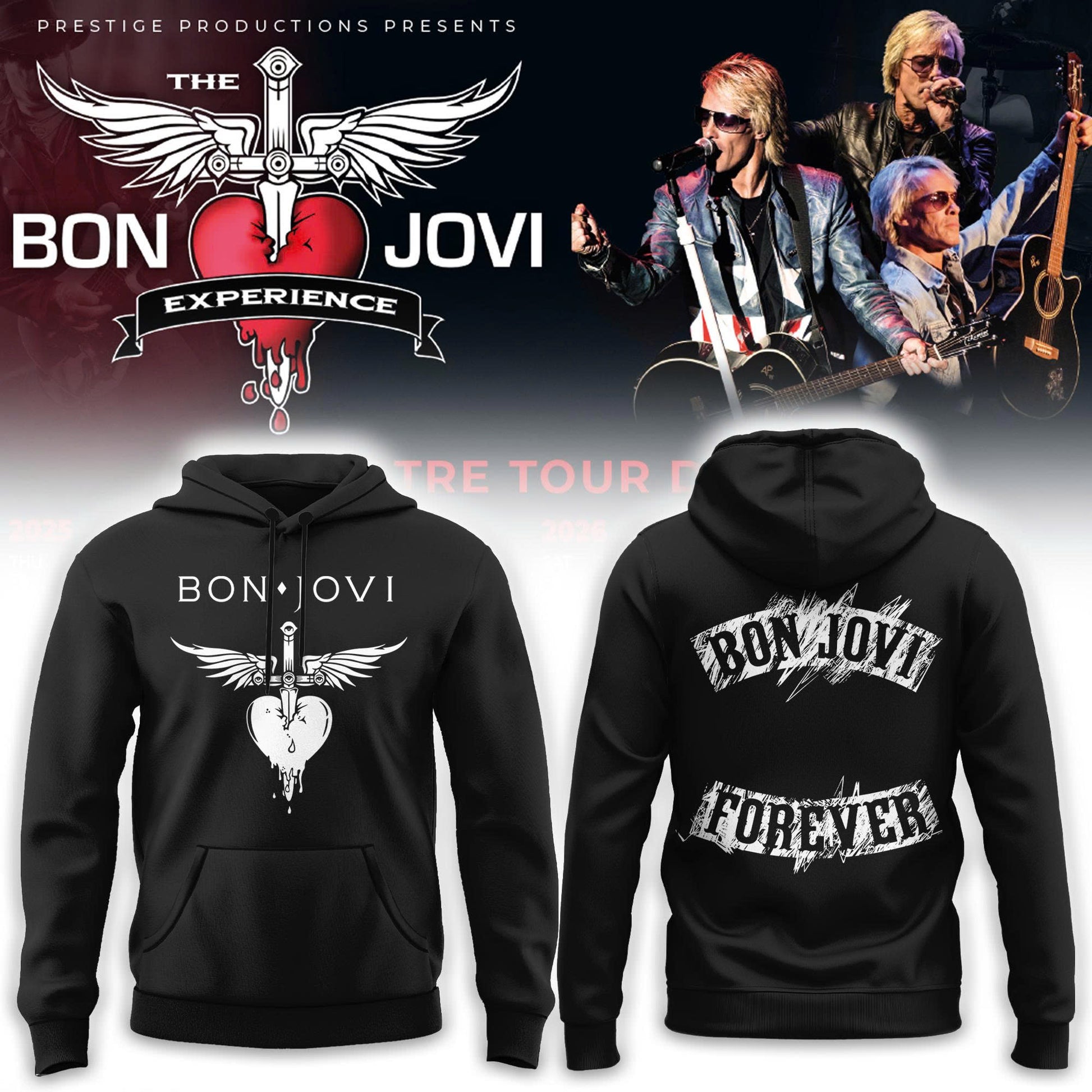 PBon Jovi Forever Tour ’26 Hoodie v3