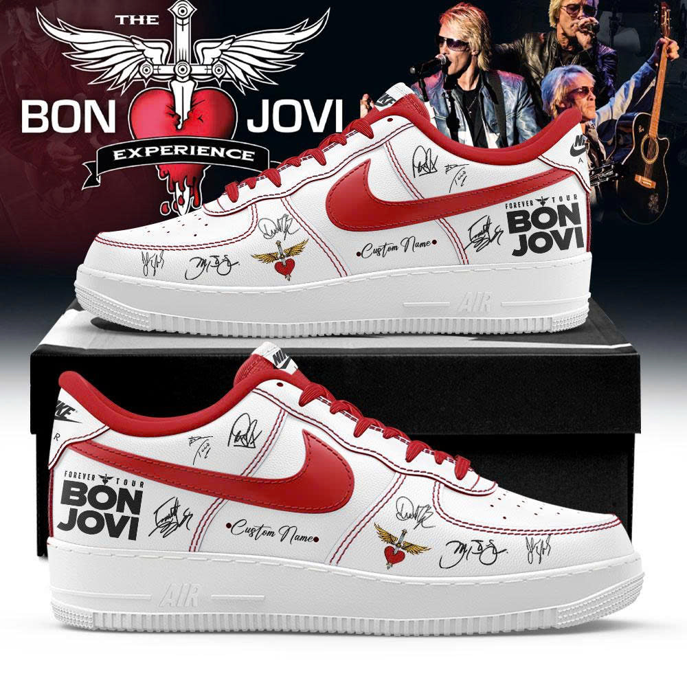 Bon Jovi Forever Tour ’26 Custom Name H34 Shoes v7
