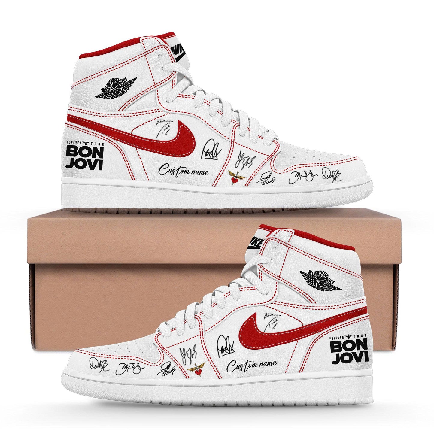 Bon Jovi Forever Tour ’26 Custom Name AJ1 v7
