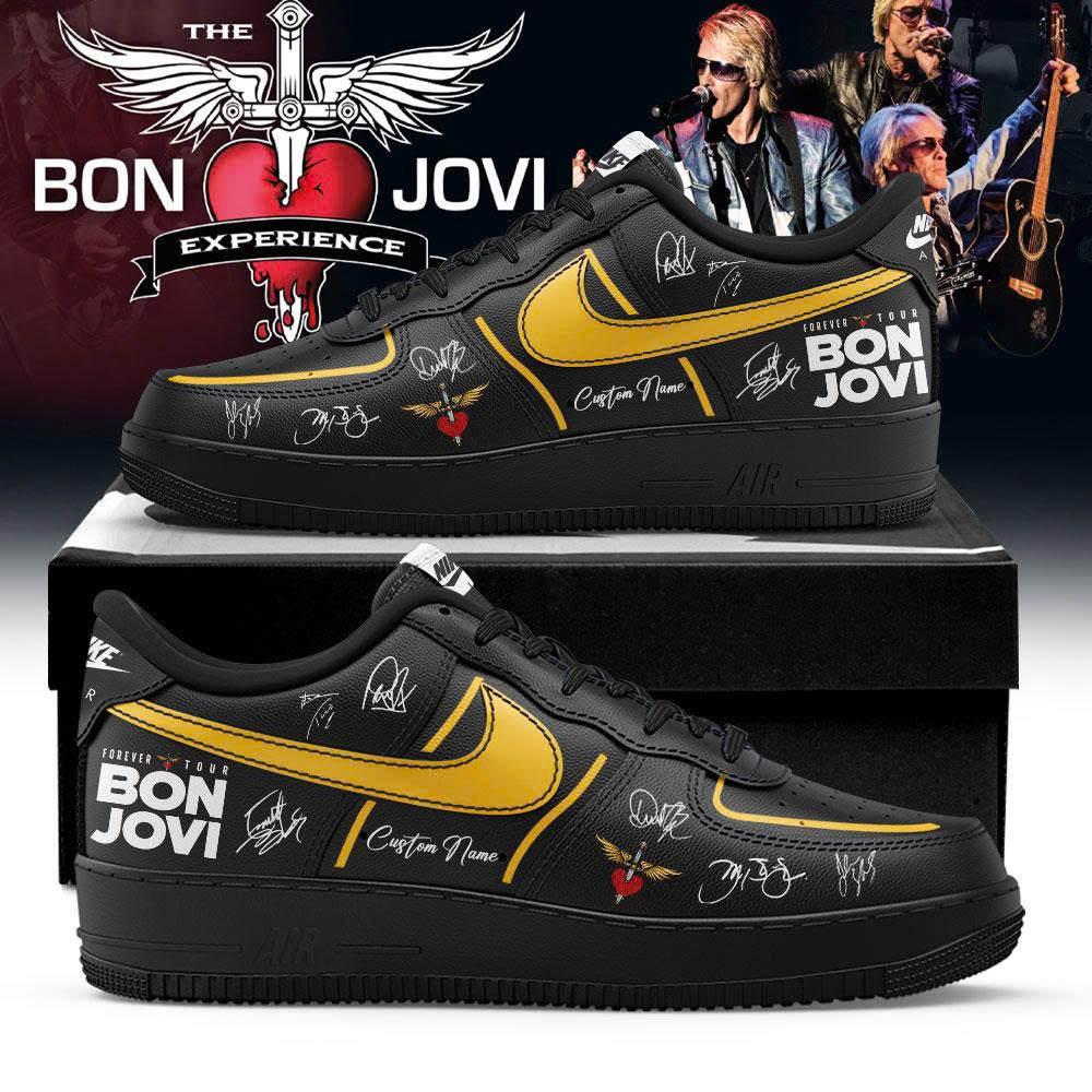 Bon Jovi Forever Tour ’26 Custom Name H34 Shoes v9