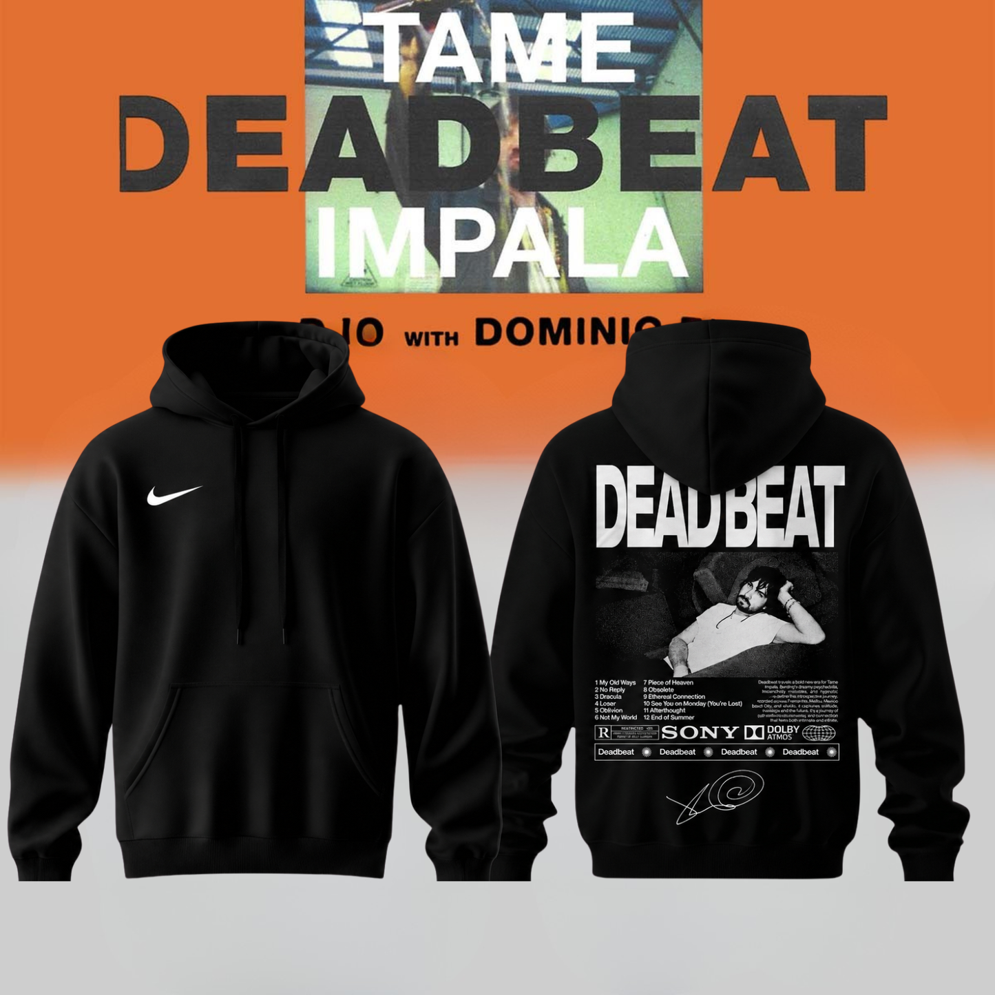,,Tame Impala "Deadbeat Tour" Signature Limited Edition - Hoodie