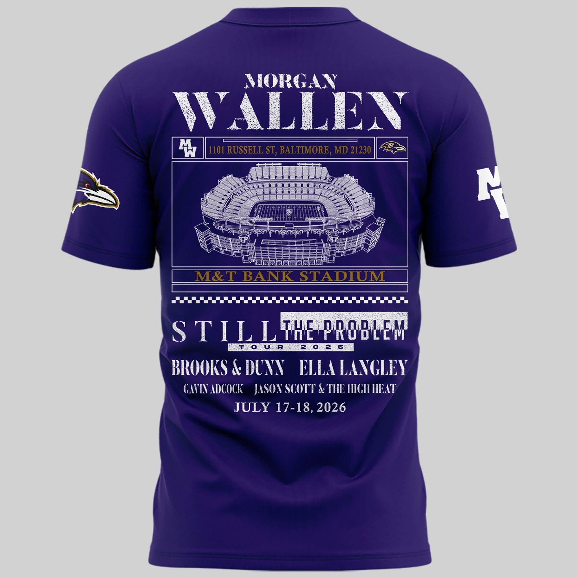 Exclusive Version Baltimore Ravens x MW Tshirt 2026