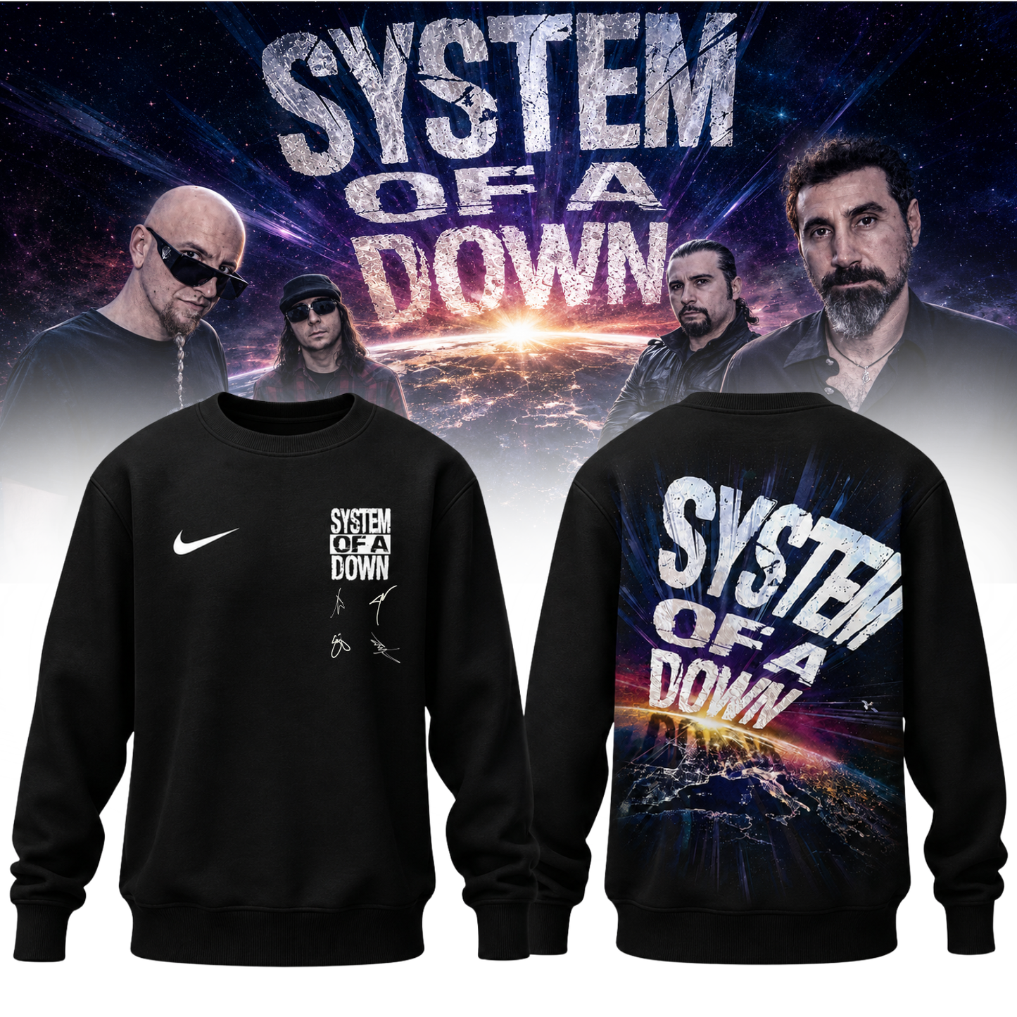 System of a Down “Europe / UK Stadium Tour 2026” - Sweatshirt