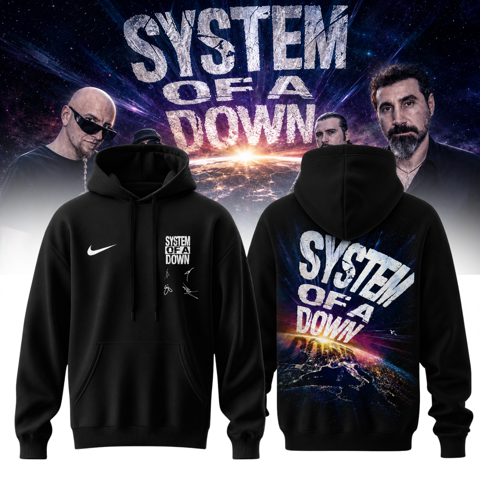 ,System of a Down “Europe / UK Stadium Tour 2026” Signature Limited Edition – Hoodie