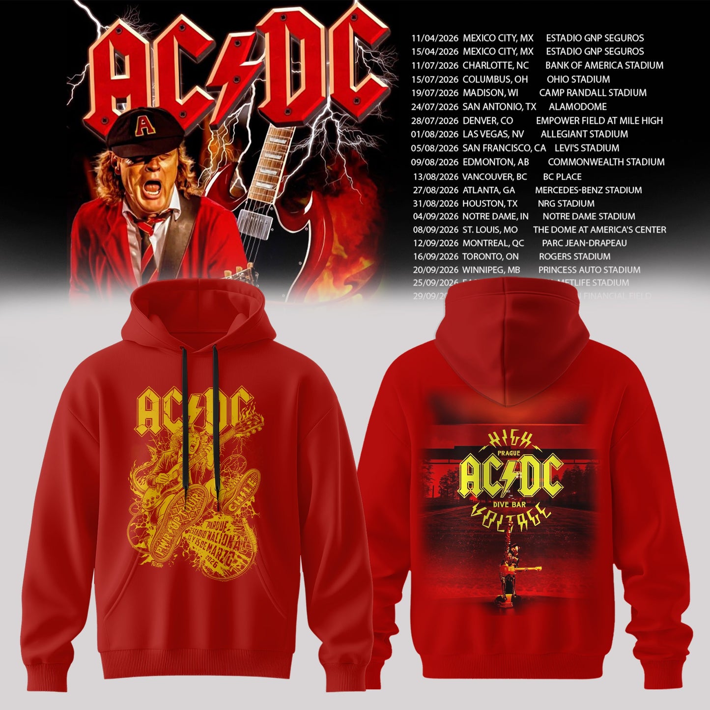 AC/DC 2026 HOODIE COLLECTION IS HERE ⚡